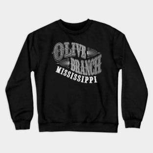 Vintage Olive Branch, MS Crewneck Sweatshirt